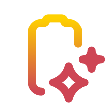 Icono batería inteligente