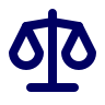 Icono balanza legal