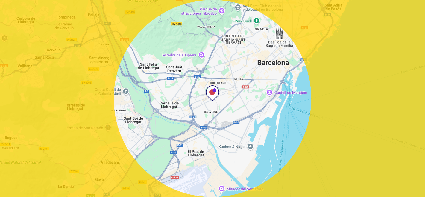 Mapa de cobertura de L'Hospitalet de Llobregat