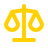 Icono de báscula legal